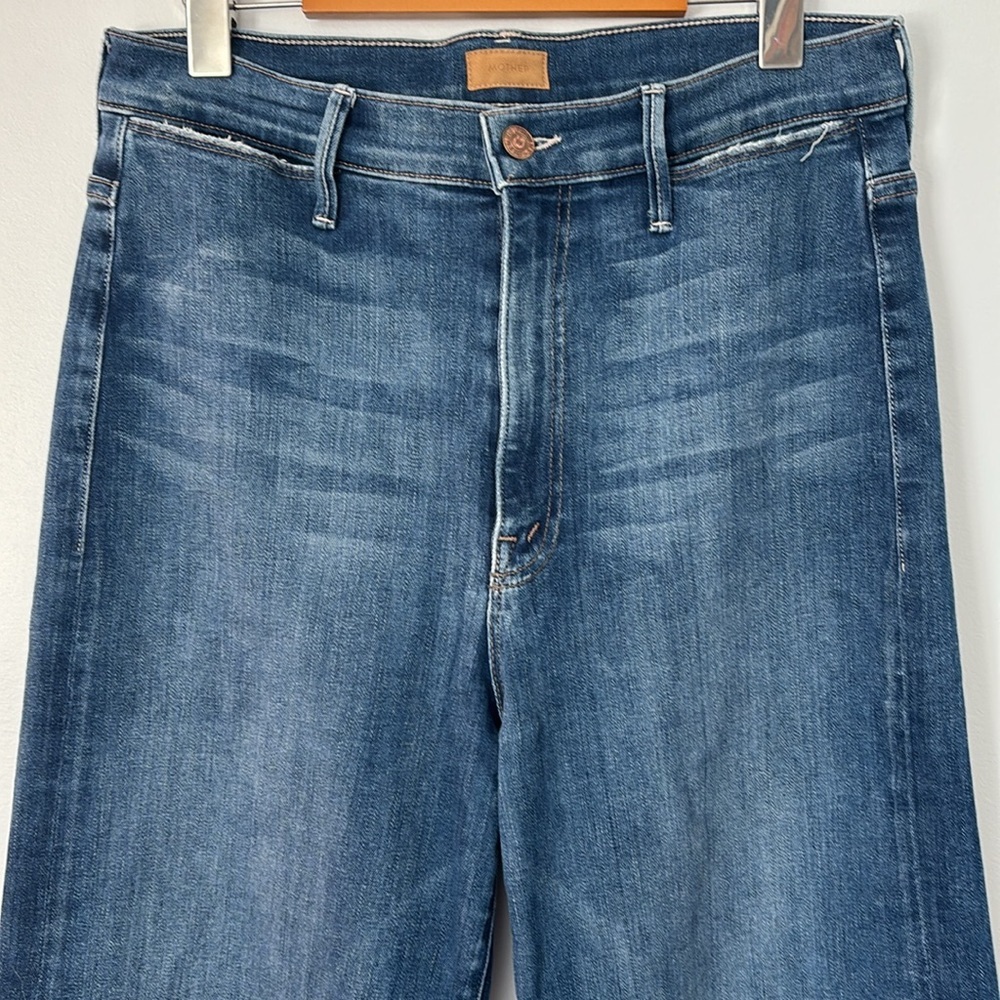 MOTHER The Swooner Roller Crop Fray Sz 31 - Picture 2 of 11